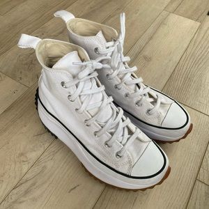 Converse Run Star Hike Platform Sneakers White 8